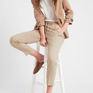 Banana Republic Hayden Tie-Waist Pull-On Ankle Pant